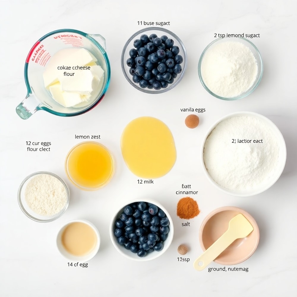 Lemon Blueberry Pancake Bites Ingredients