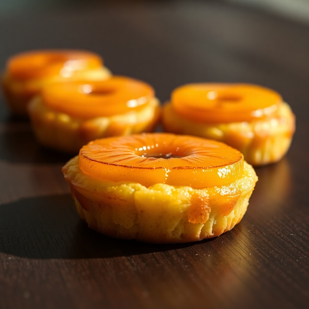 Pineapple Mascarpone Upside-Down Mini Cakes