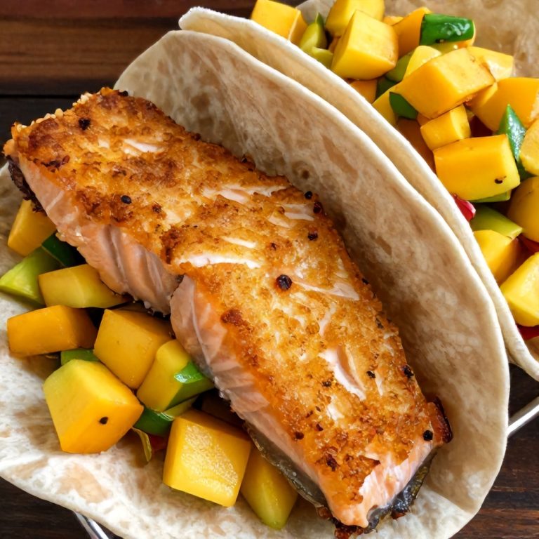 salmon tacos