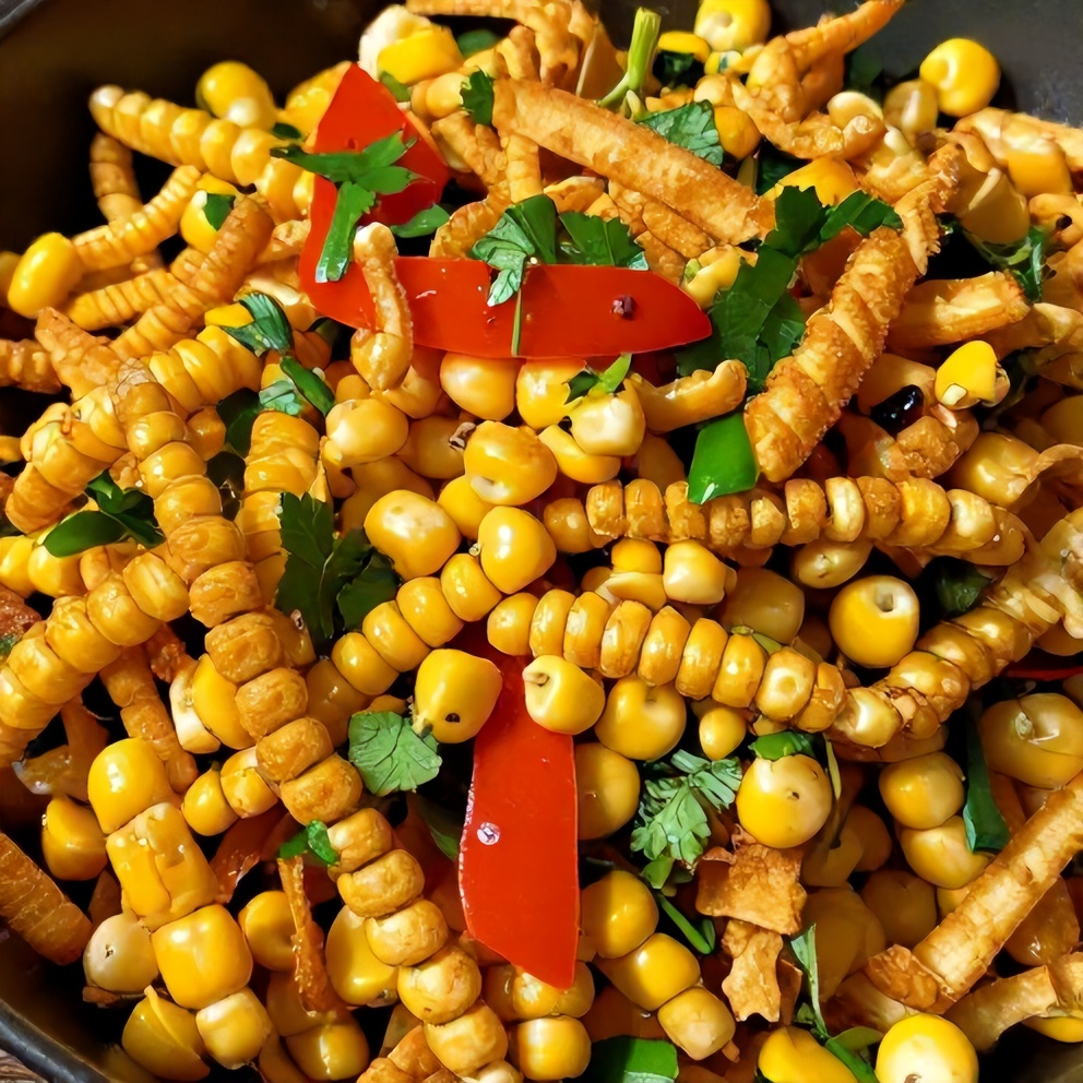 shoestring corn salad