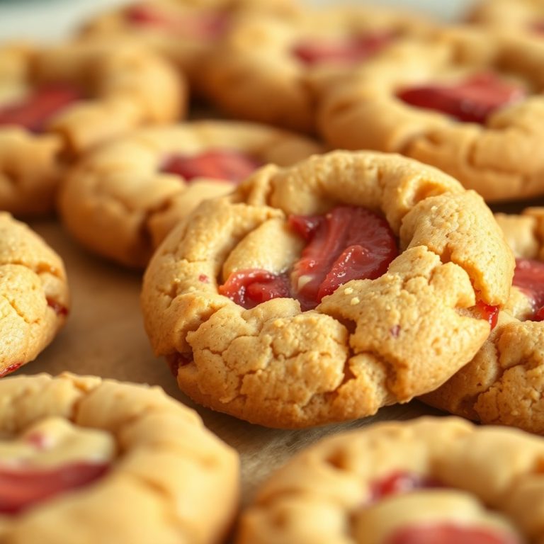 strawberry crunch cookies