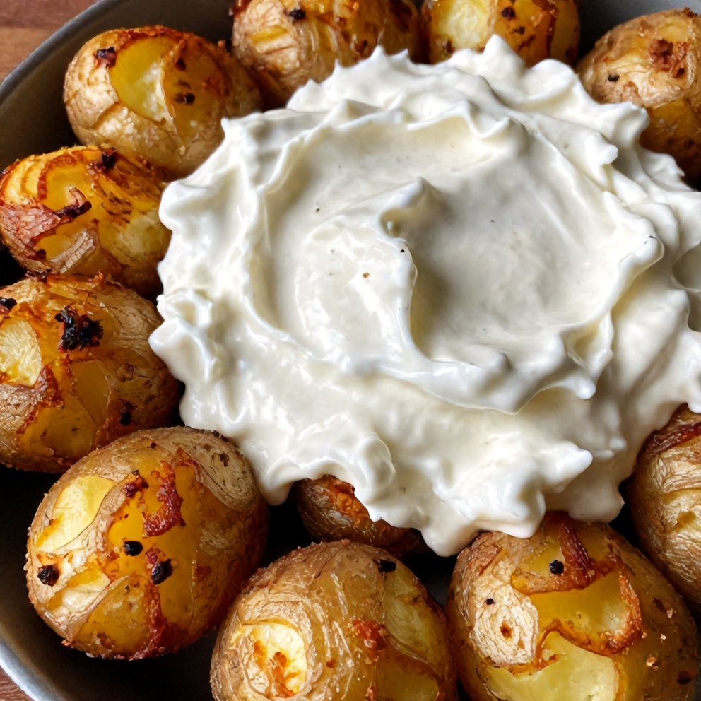 Crispy Za’atar Smashed Potatoes