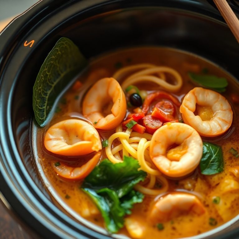 crockpot seafood ramen