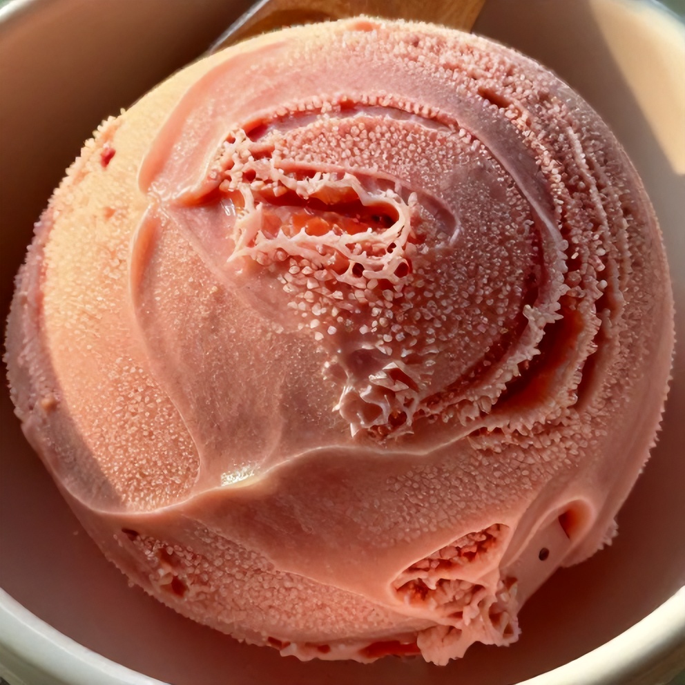 Easy 3-Ingredient Strawberry Lemon Sorbet