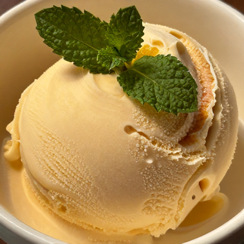 Strawberry Lemon Sorbet in Bowls