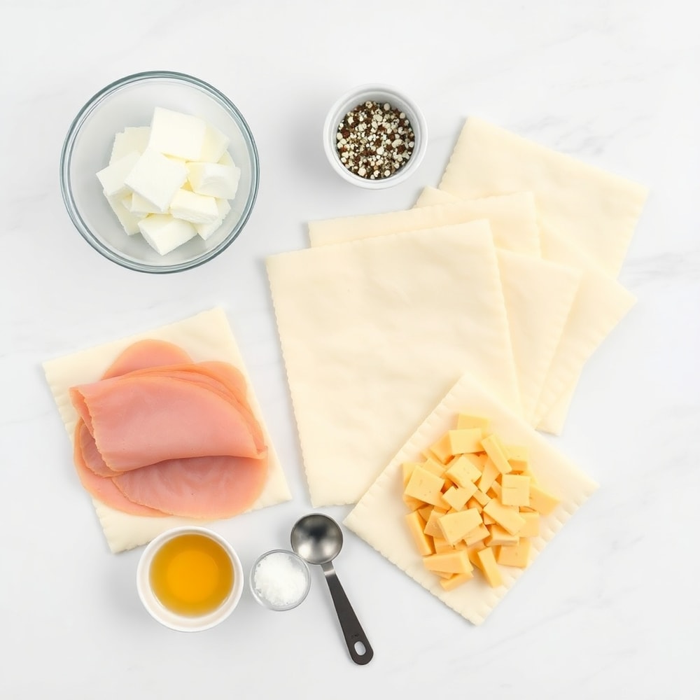 Ham and Cheese Croissants Ingredients