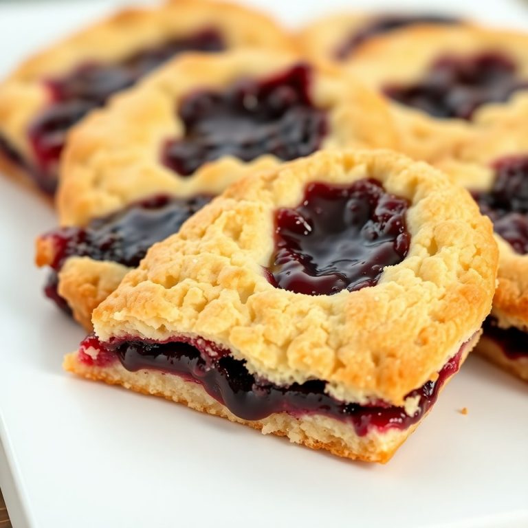 Easy Blackberry Shortbread Wedges