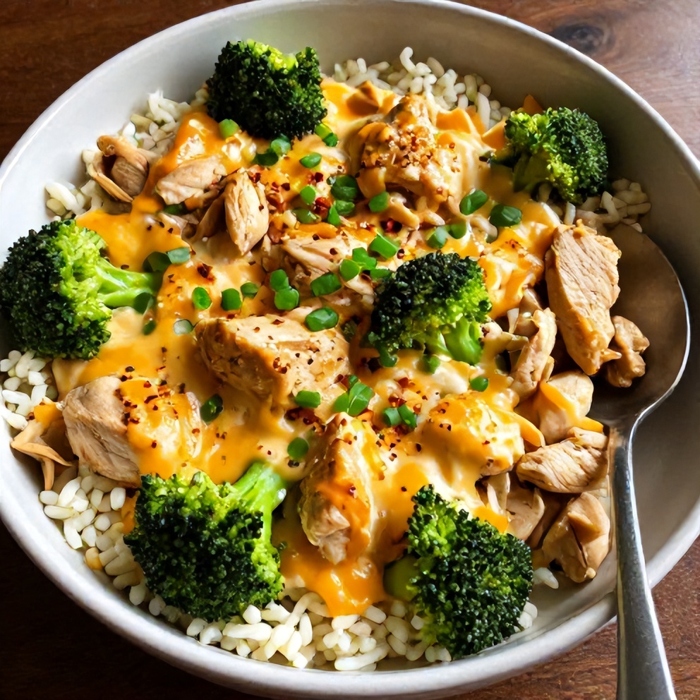 Cheesy Broccoli Chicken and Rice Ready to Serve