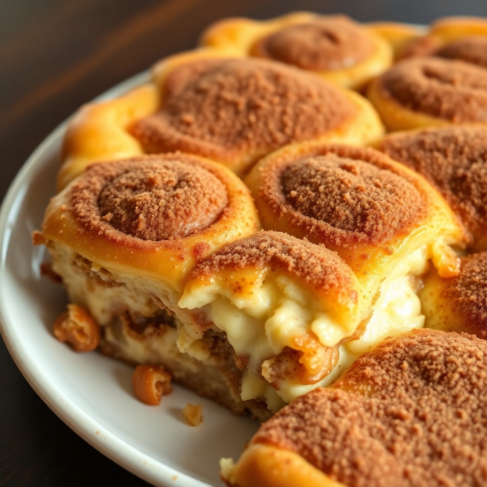 Easy Cinnamon Roll Casserole