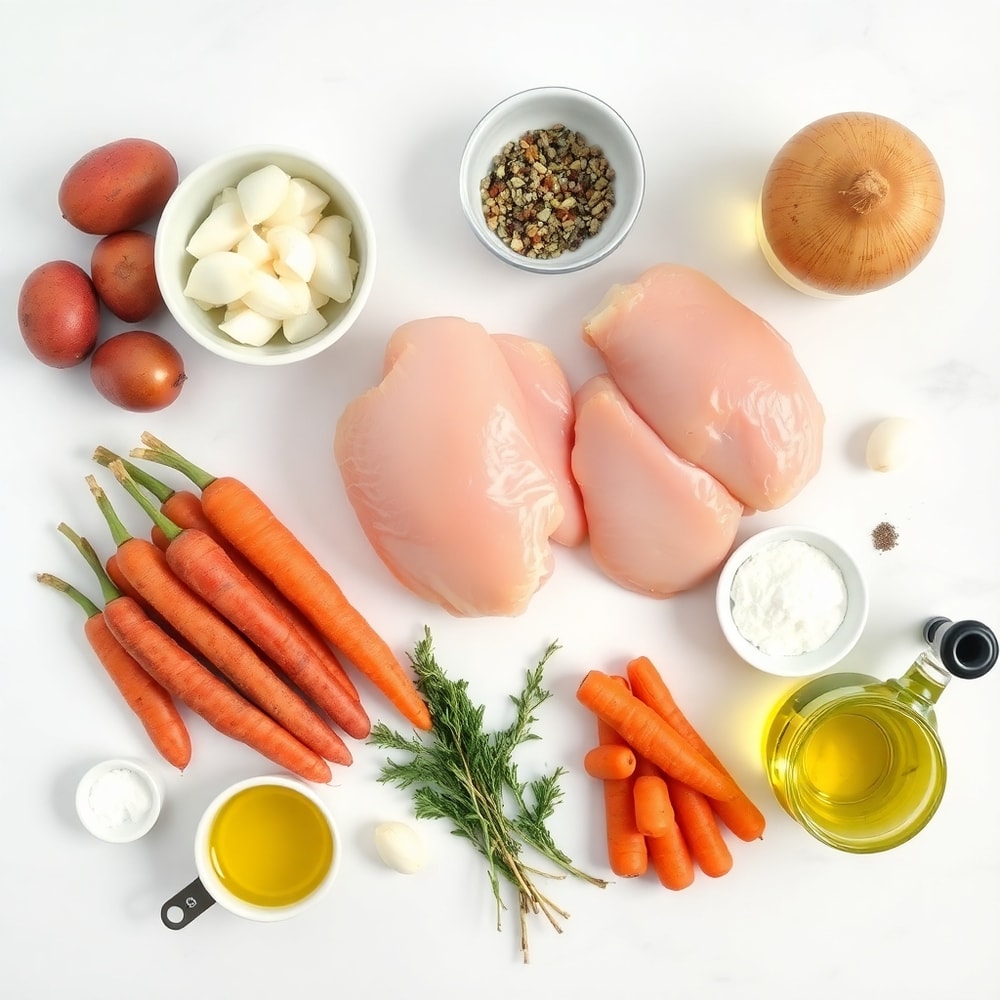 Crockpot Garlic Herb Chicken Ingredients