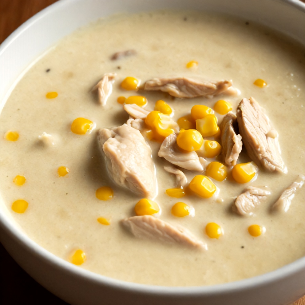 Easy High Protein Chicken and Corn Chowder