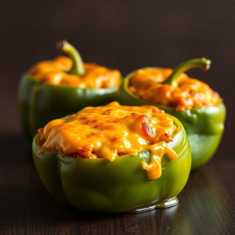 Easy High-Protein Stuffed Bell Peppers