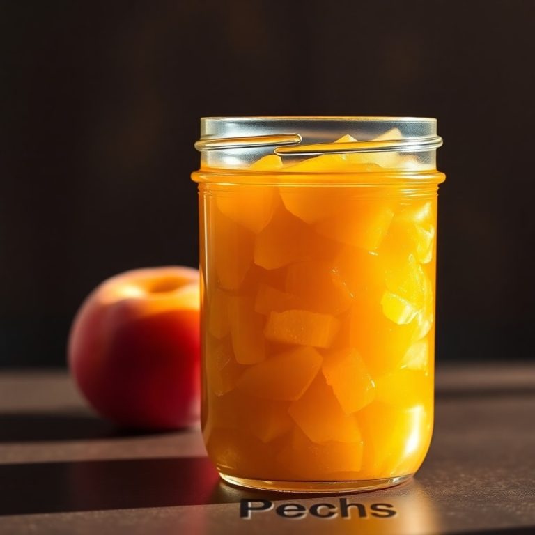 Easy Homemade Peach Preserves