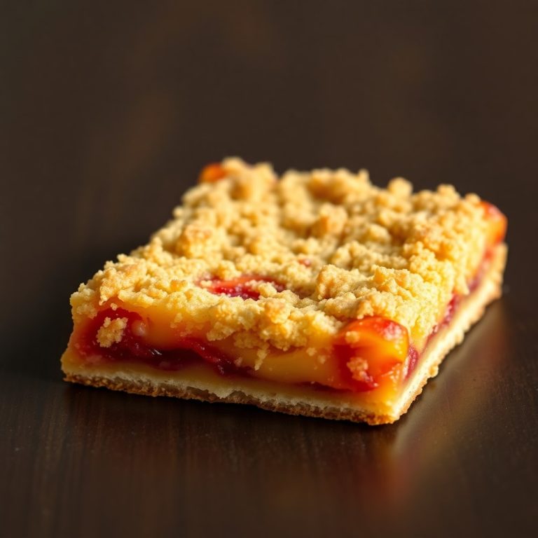 Peach Raspberry Crumb Bars