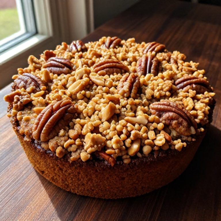 Easy Pecan Apple Crisp Coffee Cake