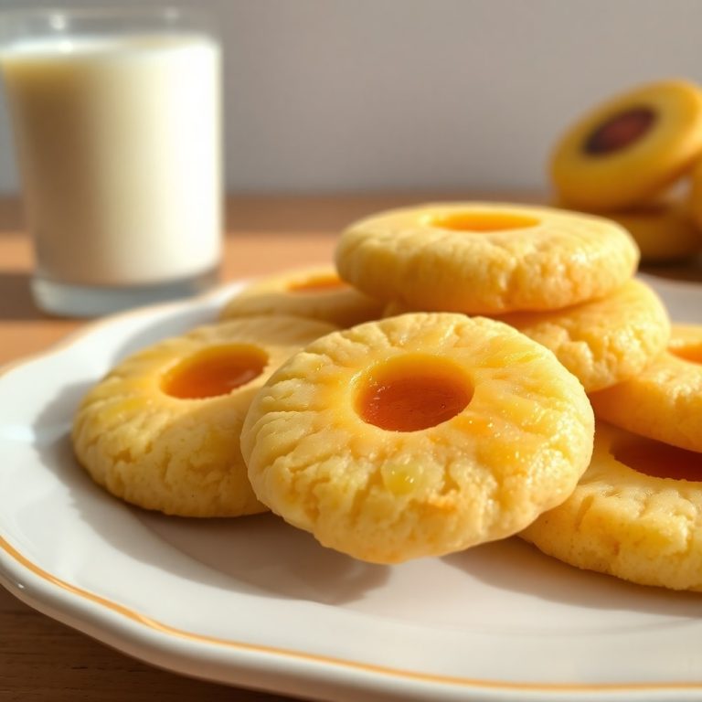 Pineapple Upside Down Sugar Cookies