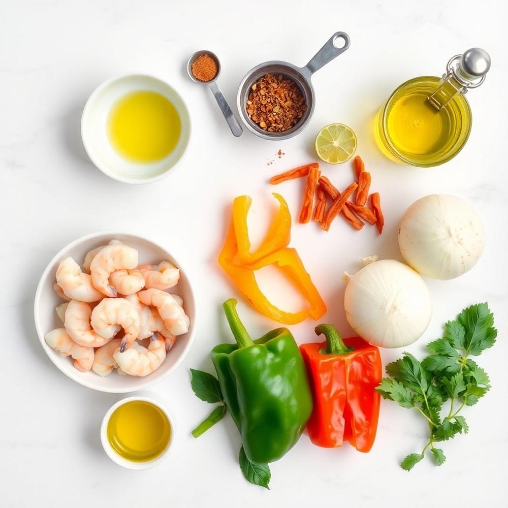 Sheet Pan Shrimp Fajitas Ingredients