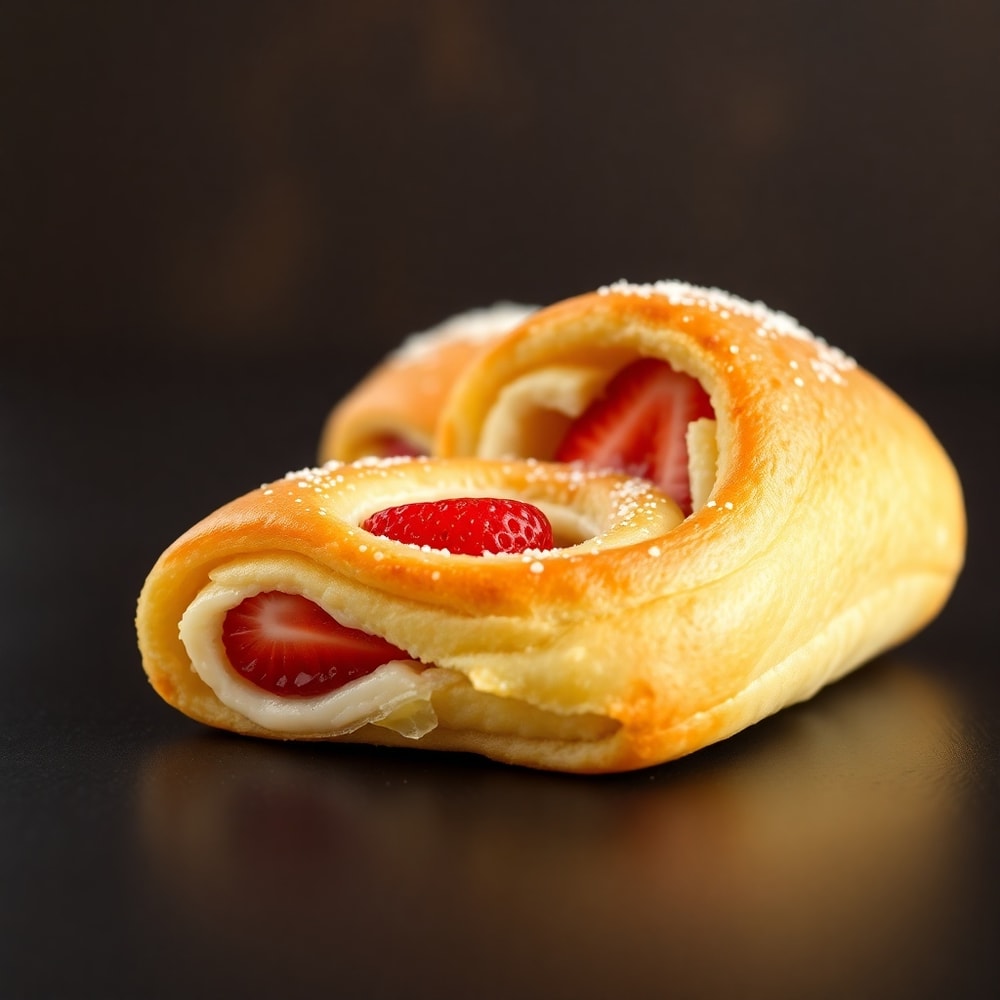 Strawberry Cheesecake Breakfast Rolls