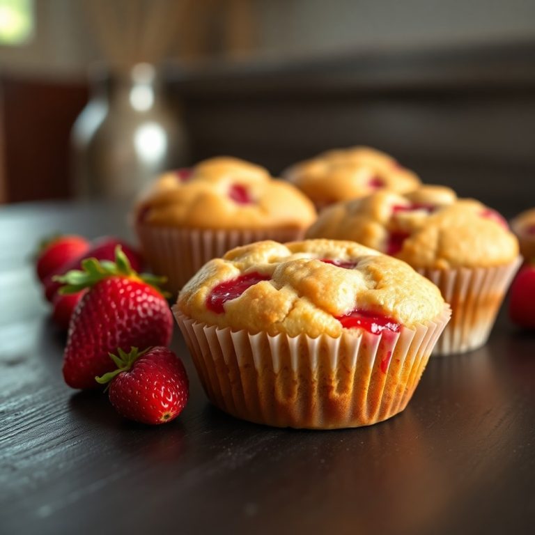 Easy Strawberry Shortcake Muffins