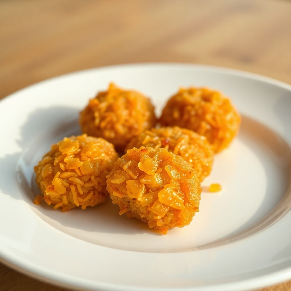 Plated Tanghulu on a white plate