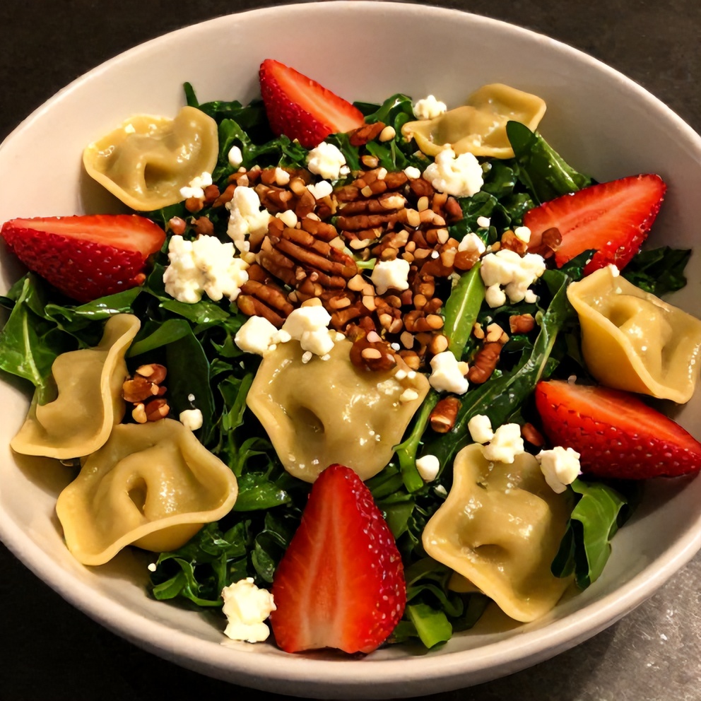 Plated Apple Tortellini Salad