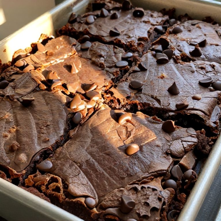 Fudgy Double Chocolate Zucchini Brownies