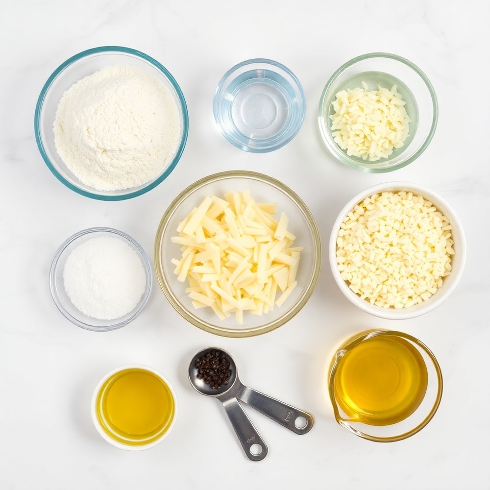 Garlic Parmesan Focaccia Ingredients