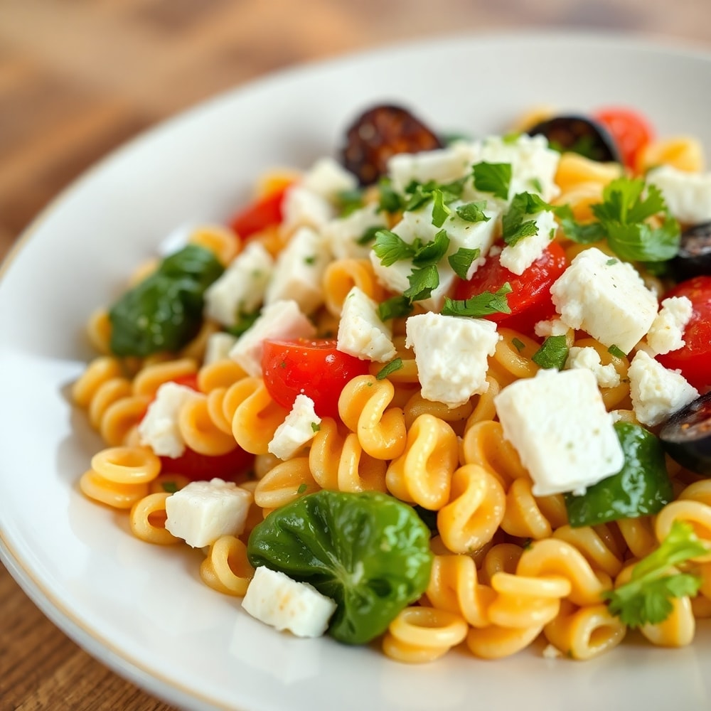 Greek Pasta Salad with Feta