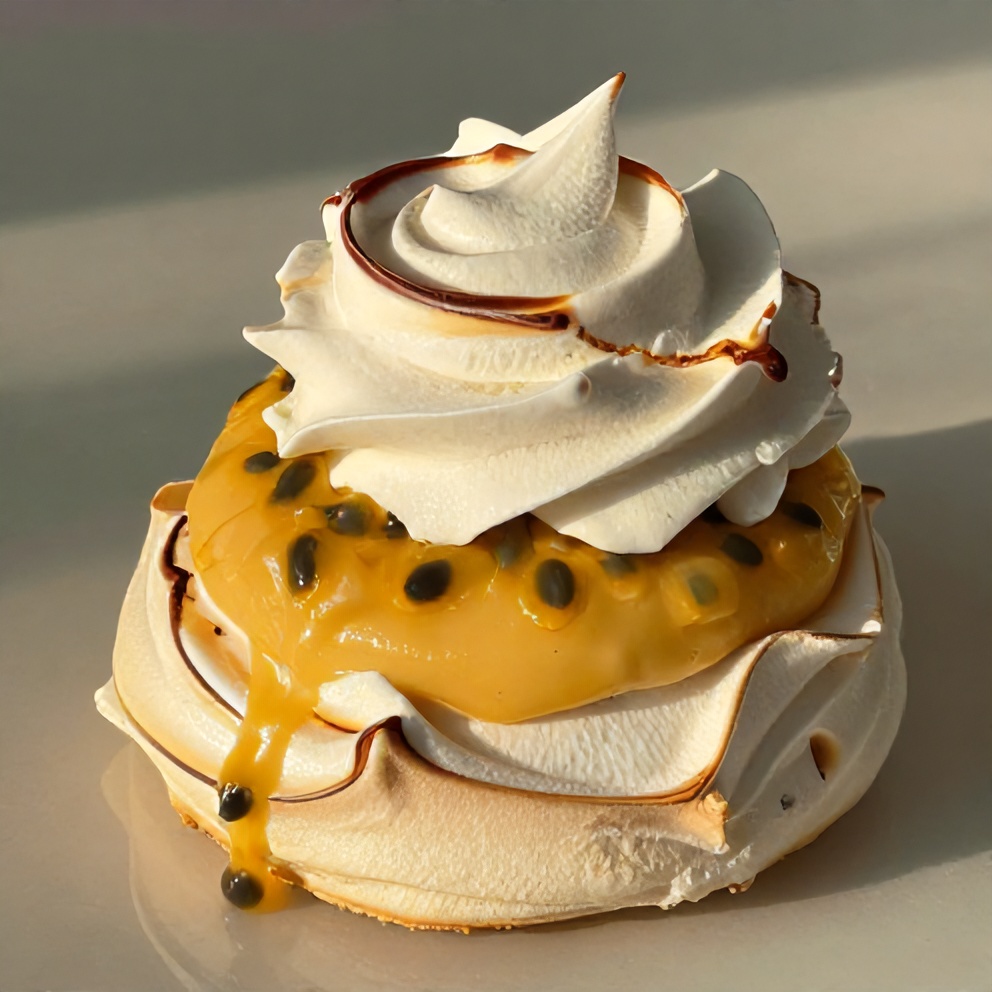 Individual Passionfruit Pavlovas