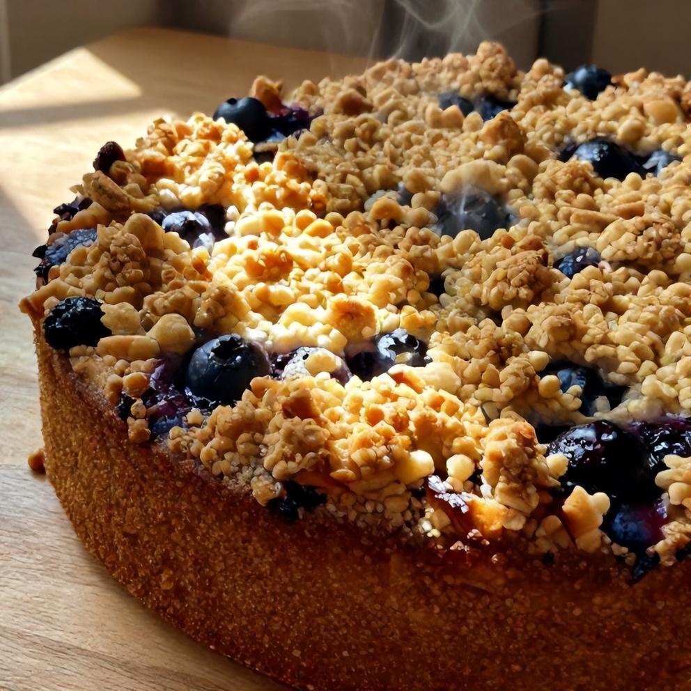 Lemon Blueberry Crumb Cake