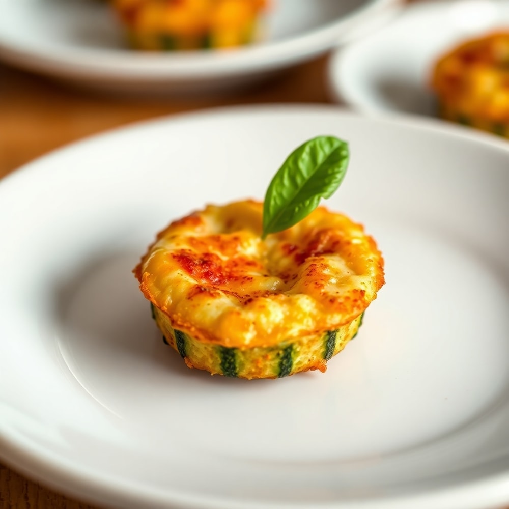 Plated Keto Zucchini Pizza Bites