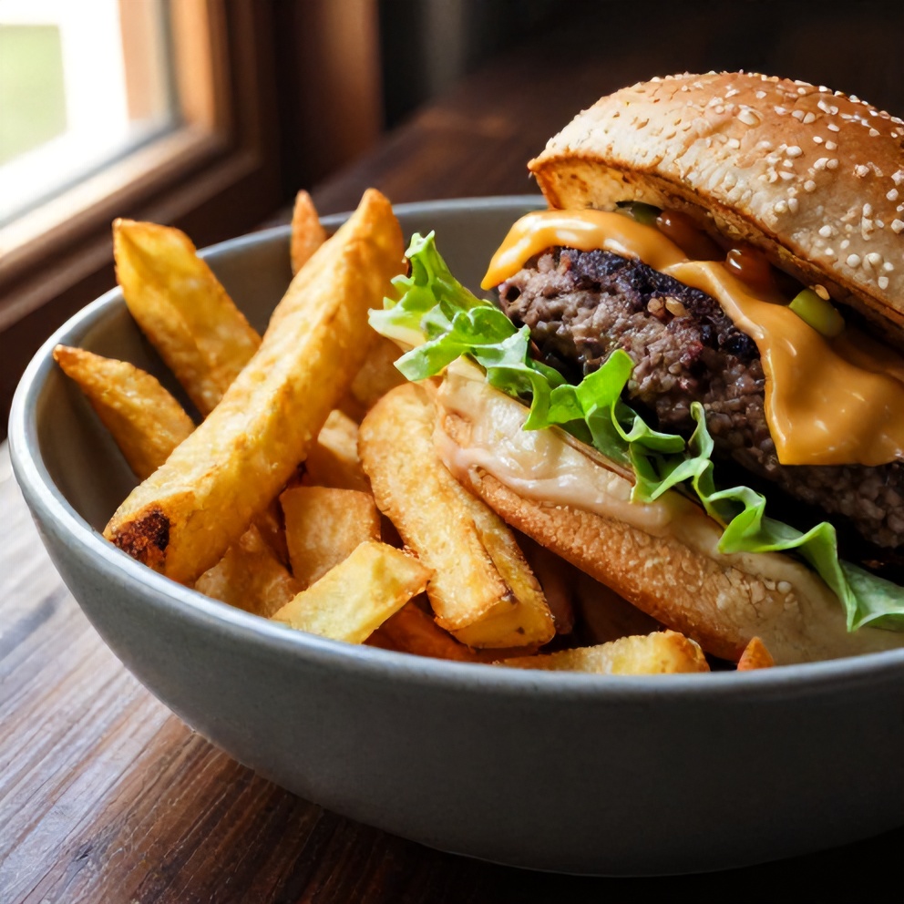 Loaded Burger Bowls