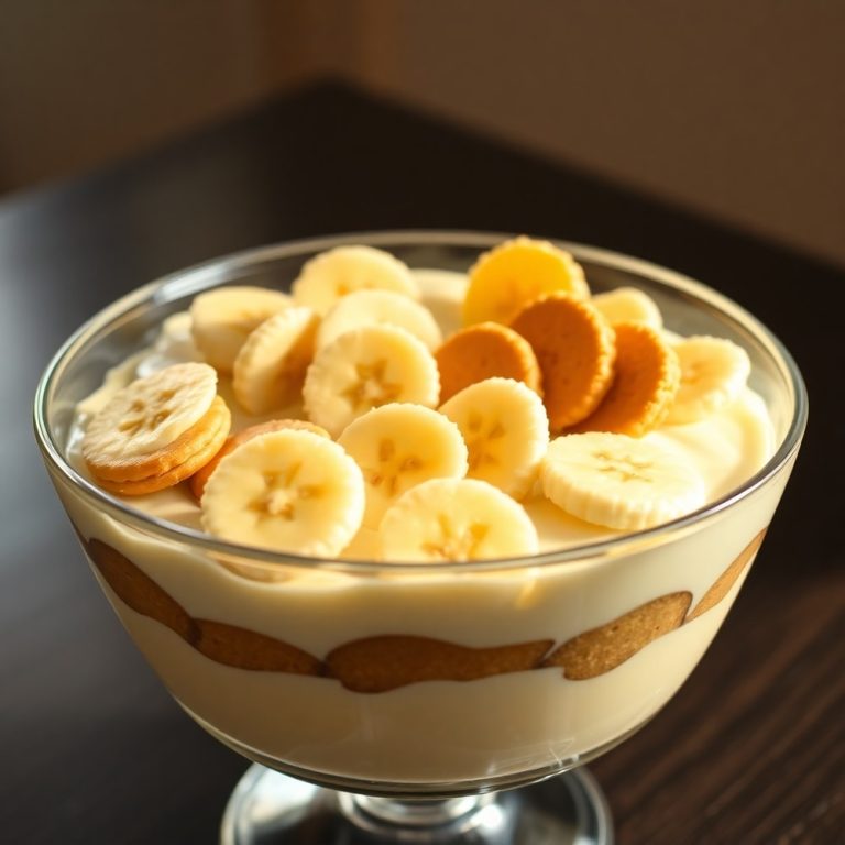 No Bake Banana Pudding