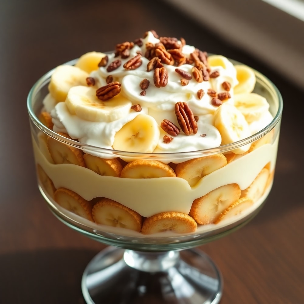 no bake banana pudding