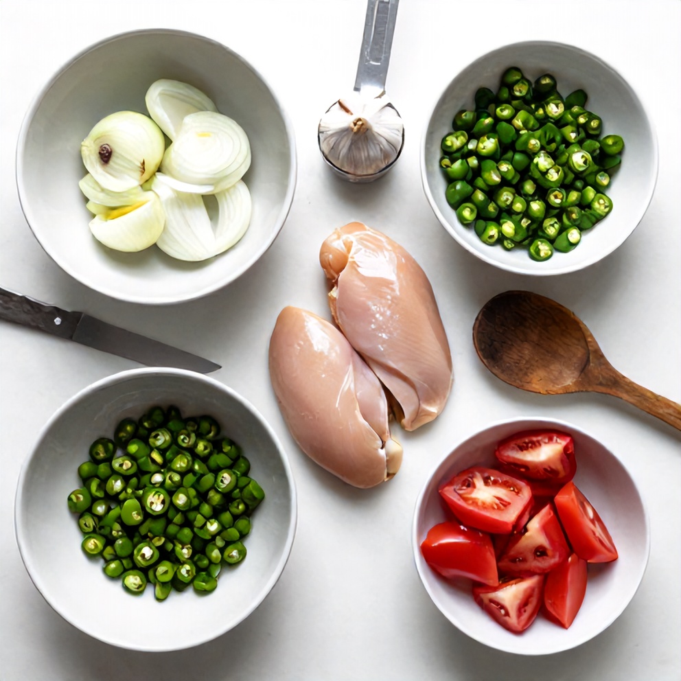 One-Pot Keto Green Chili Chicken Ingredients