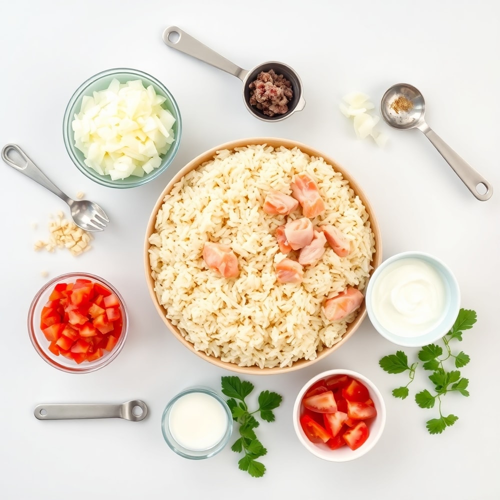 Raw ingredients for Pakistani Biryani