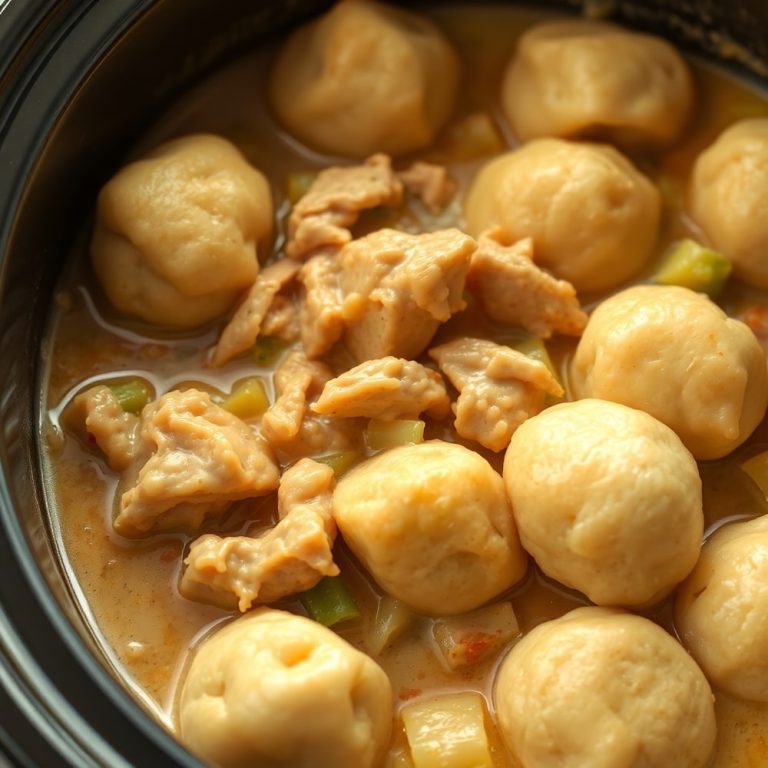 Slow Cooker Chicken and Dumplings
