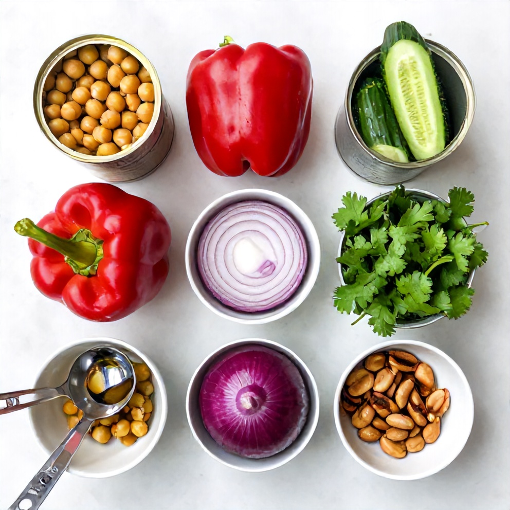Thai Chickpea Salad Ingredients