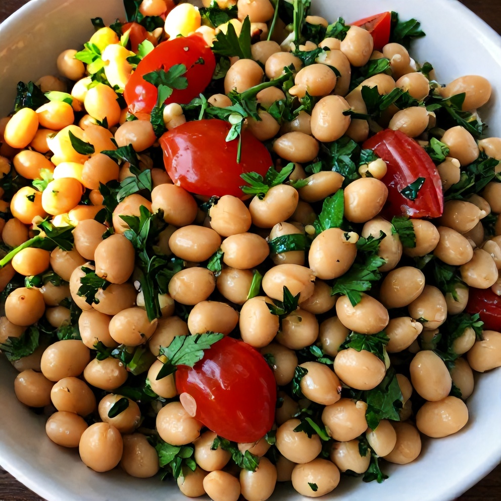 White Bean Tabbouleh Salad
