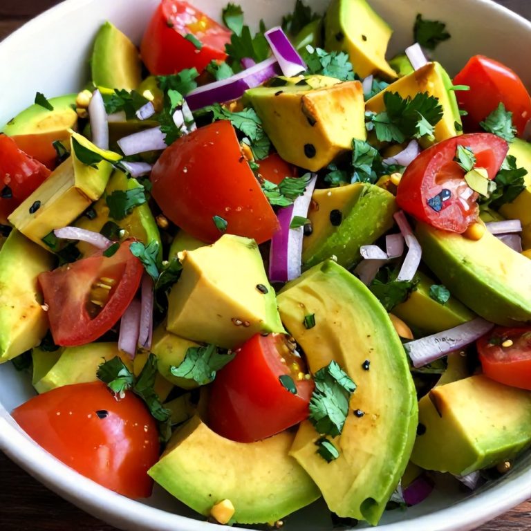 Zesty Avocado Tomato Salad